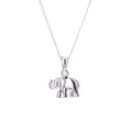 Collier éléphant en argent sterling - 35 à 81 cm