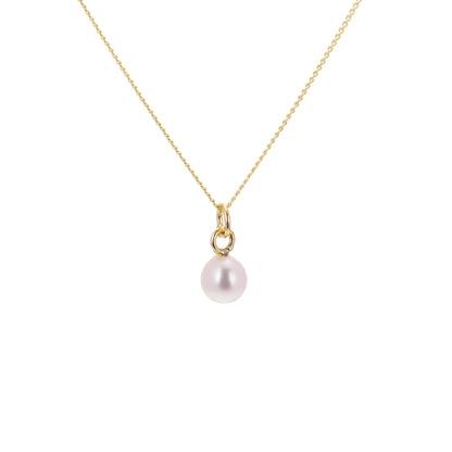 Collier de perles d'eau douce blanches de 4 mm en or 9 carats - 40 à 50 cm