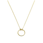 Collier Karma Circle en or fin 9 carats - 45,7 cm
