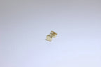 Boucle d'oreille simple à tige ronde de 4 mm en or 9 carats pour homme