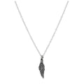 Collier plume en argent sterling - 35 à 55 cm