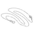 Collier flottant Infinity en argent sterling - 40 à 60 cm