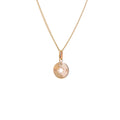 Collier boussole en or 9 carats - 40 à 45 cm