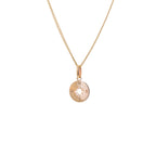 Collier boussole en or 9 carats - 40 à 45 cm