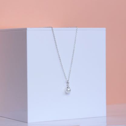 Collier Belcher en argent sterling et perles d'eau douce de 40 à 81 cm
