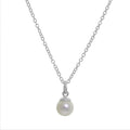 Collier Belcher en argent sterling et perles d'eau douce de 40 à 81 cm