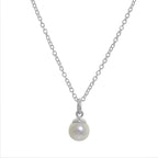 Collier Belcher en argent sterling et perles d'eau douce de 40 à 81 cm