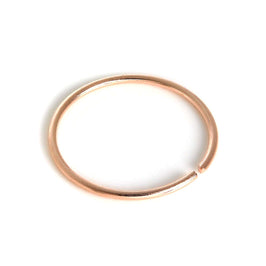 Bague créole Helix 8 mm en or rose 9 carats