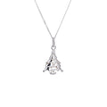Collier sapin de Noël en argent sterling - 40 à 81 cm