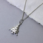 Collier sapin de Noël en argent sterling - 40 à 81 cm