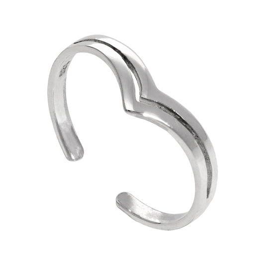 Bague réglable en argent sterling avec double os à souhait