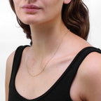 Collier chaîne Belcher ovale en or 9 carats de 2,65 mm, 45,7 à 55,9 cm