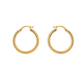 Boucles d'oreilles créoles légères à charnière en or 9 carats de 10 mm à 70 mm