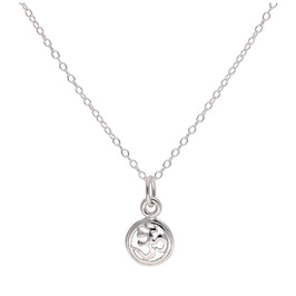 Collier pendentif Ohm en argent sterling de 35 à 55 cm