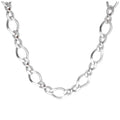 Collier à maillons torsadés Figaro en argent sterling de 40 à 45 cm