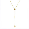 Collier chapelet réglable en or fin 9 carats