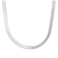 Collier chaîne à chevrons en argent sterling de 45,7 cm