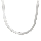 Collier chaîne à chevrons en argent sterling de 45,7 cm