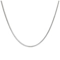 Collier chaîne serpent en argent sterling de 2 mm, 45 cm