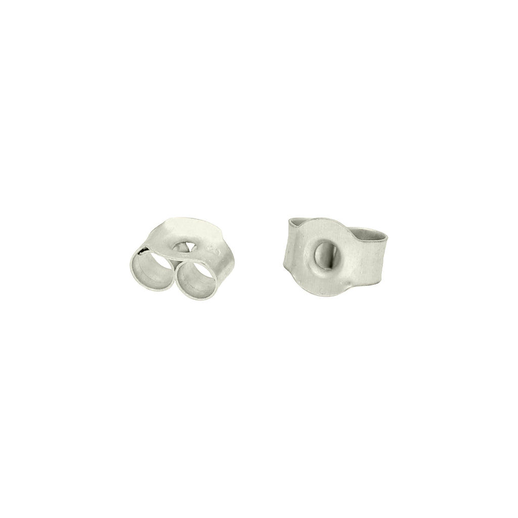 Paire de boucles d'oreilles papillon en or blanc 9 carats - Petit modèle