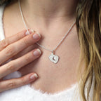 Collier personnalisé en argent sterling avec nom de bébé (40 à 60 cm)