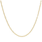 Chaîne en argent sterling plaqué or de 35 à 55 cm