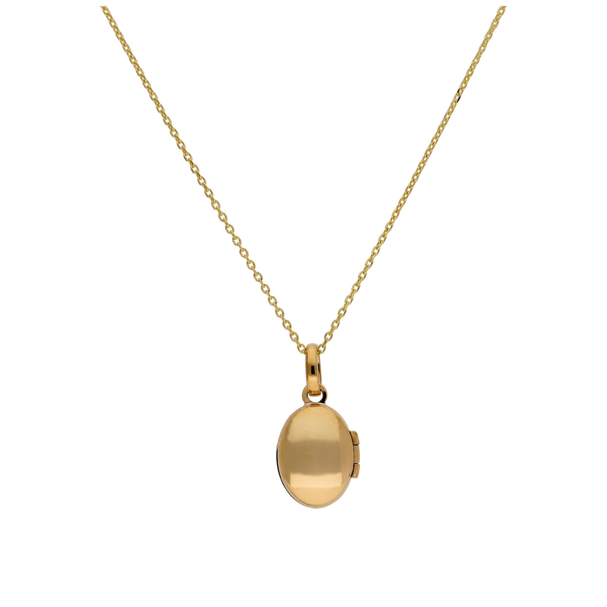 Petit collier Belcher ovale en or 9 carats, 40 à 50 cm