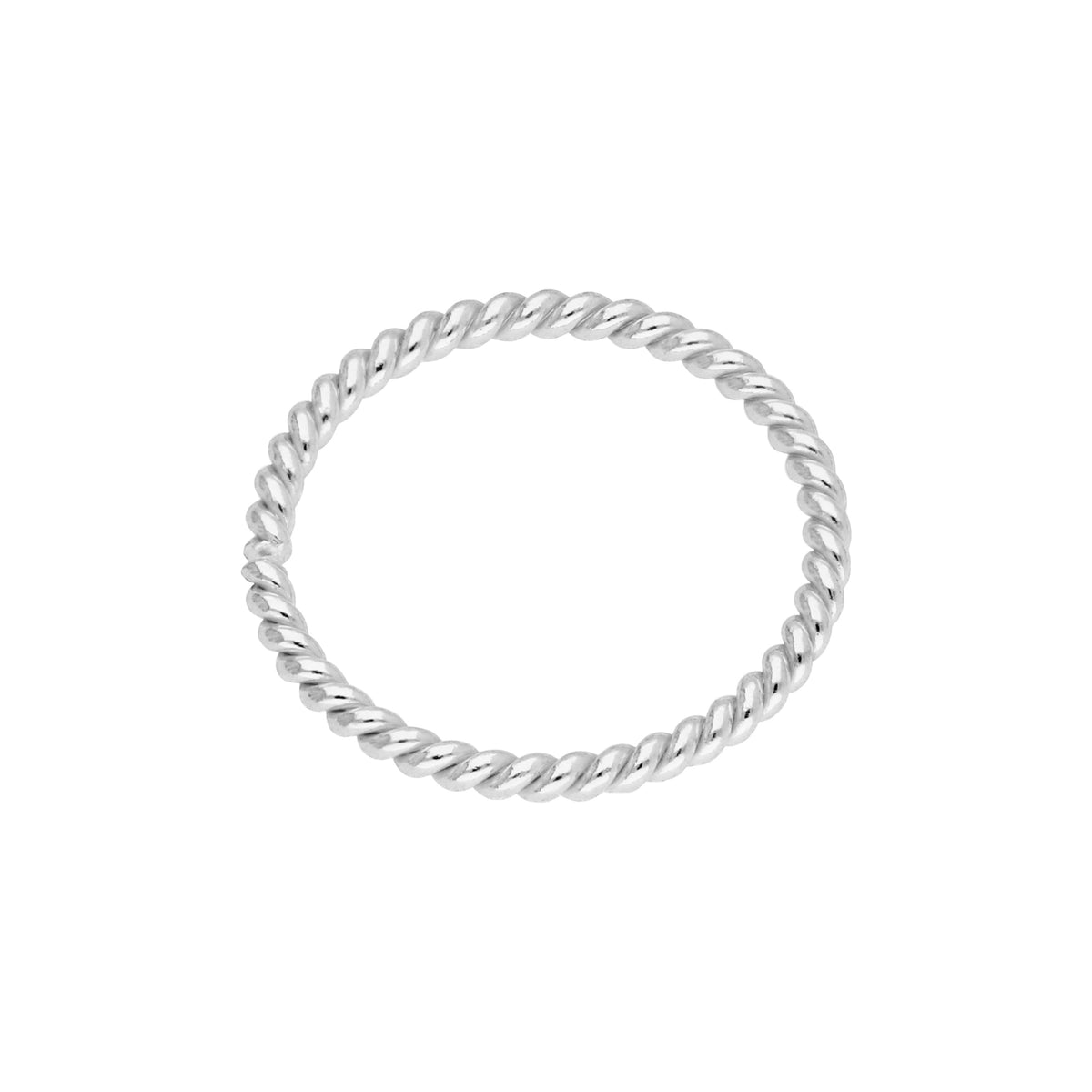 Anneau de nez torsadé en argent sterling de 10 mm, calibre 20