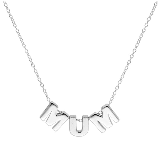 Collier Belcher en argent sterling avec enfileur MUM, 45,7 cm