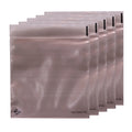 Sacs anti-ternissement 15 cm x 15 cm grand format à fermeture éclair Intercept (paquet de 5)
