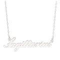 Collier en argent sterling avec signe astrologique du Sagittaire de 43 cm