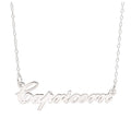 Collier signe astrologique Capricorne en argent sterling de 43 cm