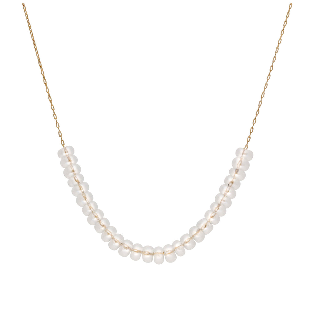 Collier en or 9 carats avec pierre de naissance d'avril et zircone cubique transparent