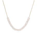 Collier en or 9 carats avec pierre de naissance d'avril et zircone cubique transparent