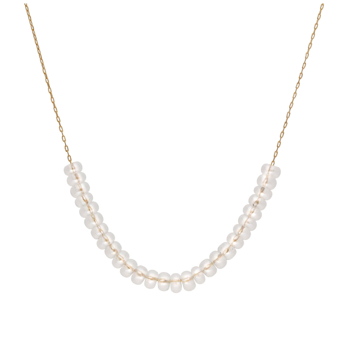 Collier en or 9 carats avec pierre de naissance d'avril et zircone cubique transparent