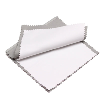 Chiffon de polissage double face pour bijoux - 4,5 pouces x 4,5 pouces