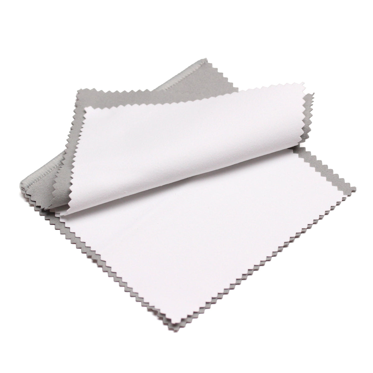 Chiffon de polissage double face pour bijoux - 11 cm x 11 cm
