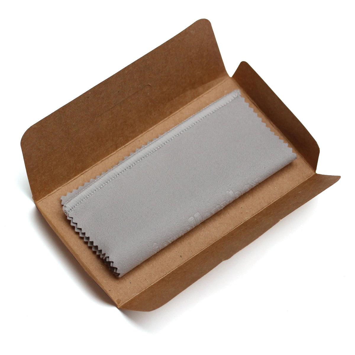 Chiffon de polissage double face pour bijoux - 11 cm x 11 cm