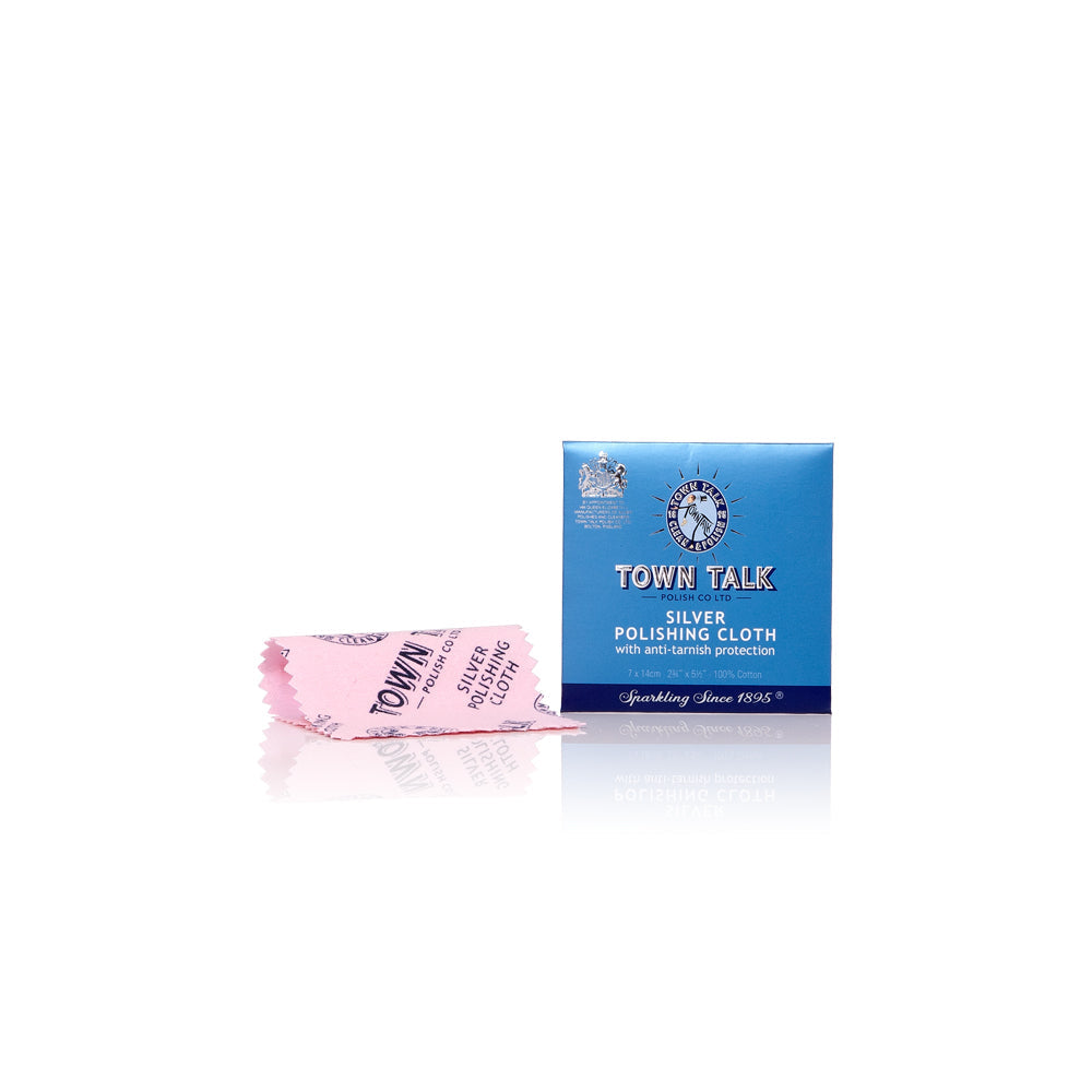 Chiffon de polissage pour argent Town Talk Mini 7 cm x 14 cm