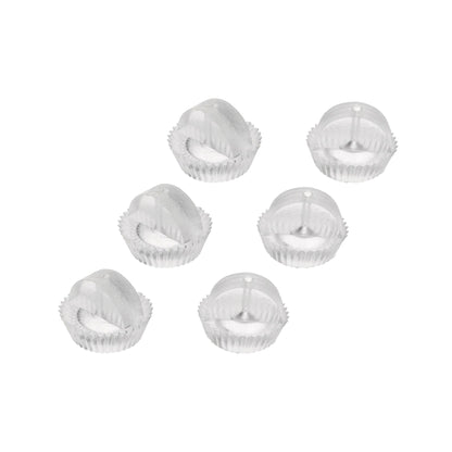 Paire de fermoirs de boucles d'oreilles en silicone - Lot de 3