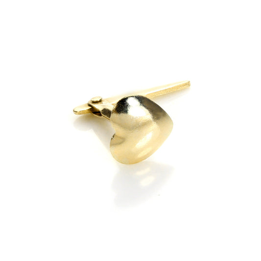 Piercing de nez en forme de cœur en or jaune 9 carats Andralok