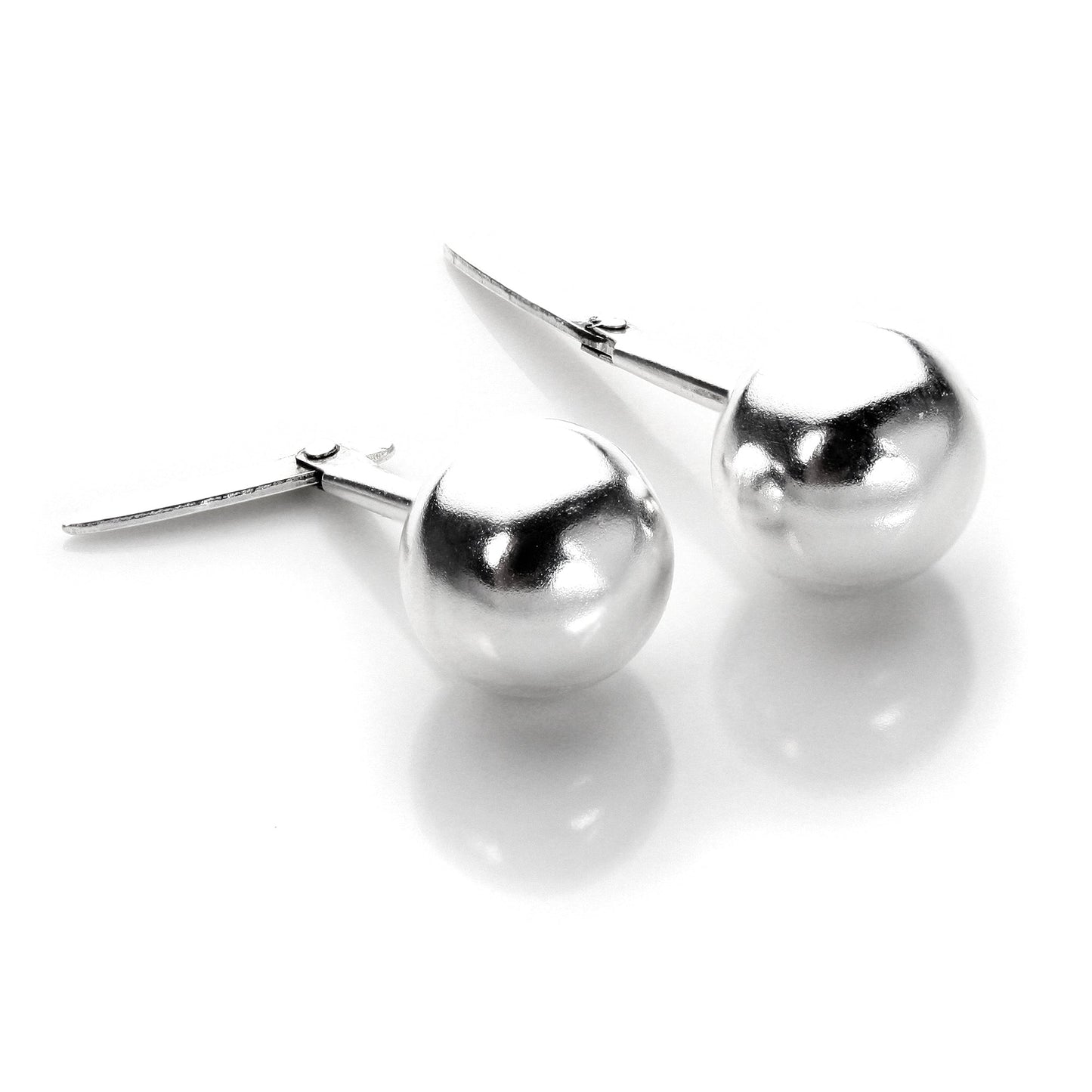Boucles d'oreilles à tige Andralok en argent sterling 3 mm - 6 mm