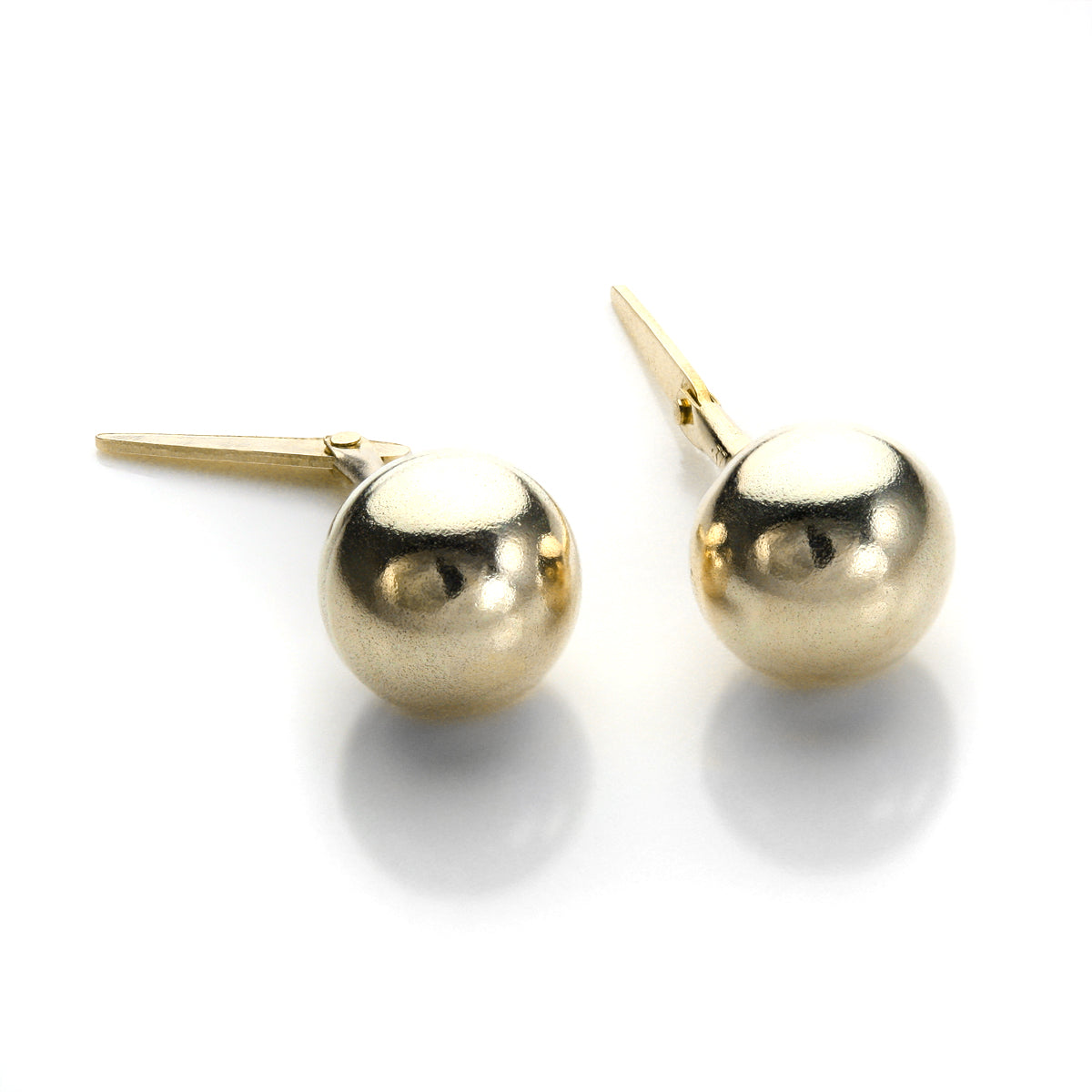 Boucles d'oreilles à tige Andralok en or jaune 9 carats