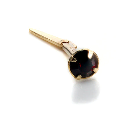 Piercing de nez Andralok en or jaune 9 carats et zircones cubiques de 3 mm