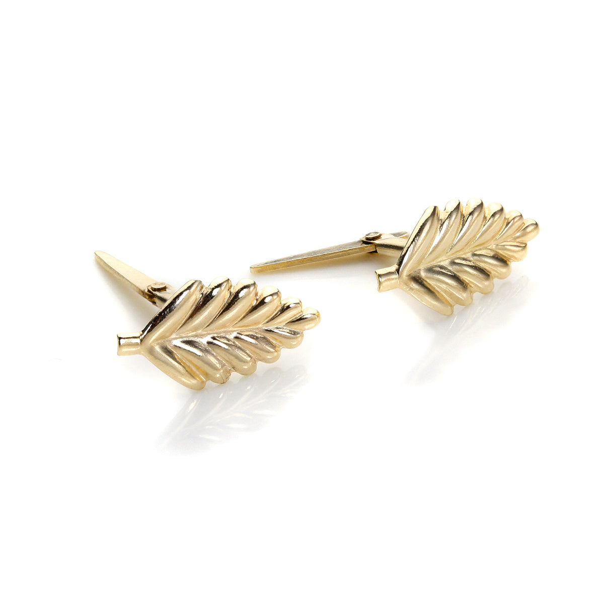 Boucles d'oreilles à tige en or jaune 9 carats Andralok