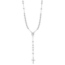 Collier chapelet en argent sterling massif - 50,8 cm