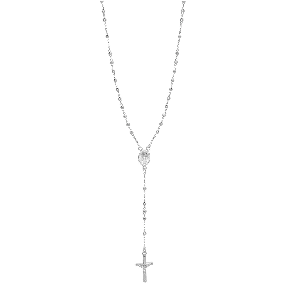 Collier chapelet en argent sterling - 50,8 cm