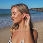 Boucles d'oreilles créoles ouvertes en argent sterling avec corde torsadée