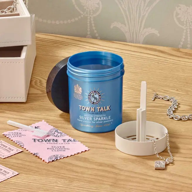 Kit de nettoyage liquide Town Talk Silver Sparkle 225 ml