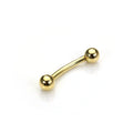 Labret sourcilier en or jaune 9 carats